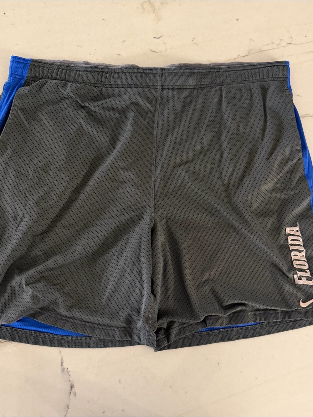 Florida Gators Nike Dri-Fit Shorts Men's Blue 2XL Gray Blue